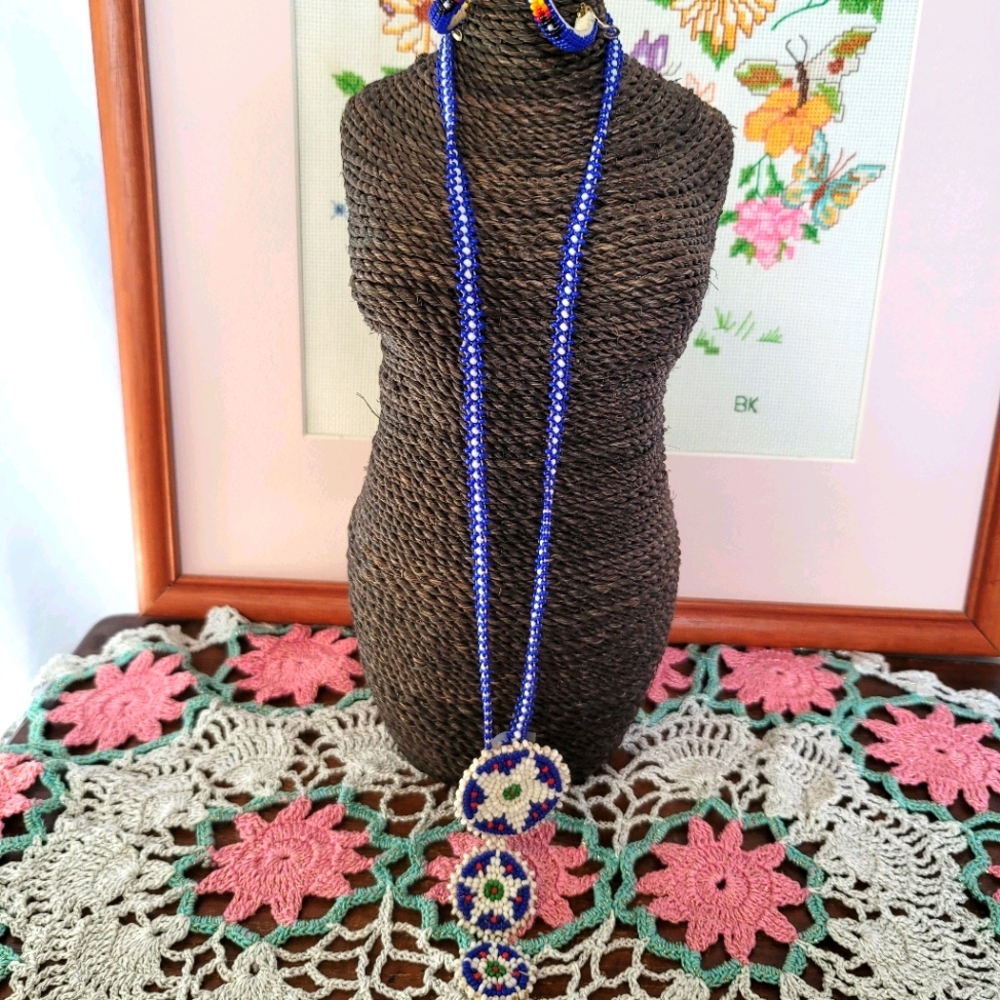 Vintage necklace and earring set